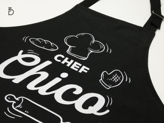 Avental Chef Chico vestuário de trabalho