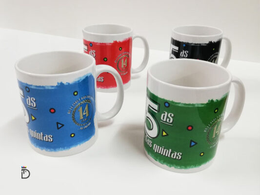 Sublimação 4 Canecas o grupo das quintas