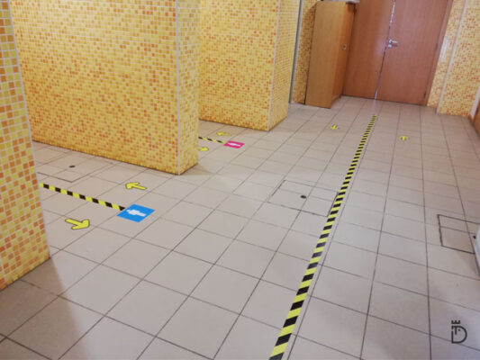 Tipos de Vinil 7 Escola do Corgo Sinalética direcional