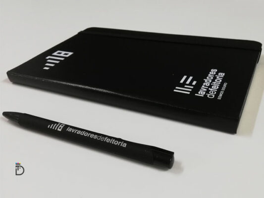 Lavradores de Feitoria bloco e caneta