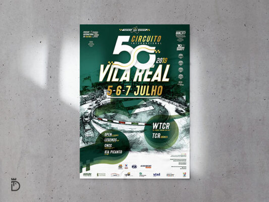 Cartaz oficial do 50º Circuito Internacional de Vila Real