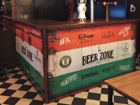Decoração da zona Beer Zone – Forneria