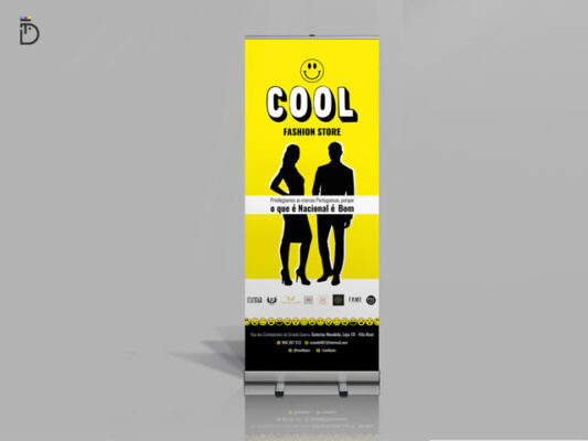 Roll-up promocional Cool Fashion Store