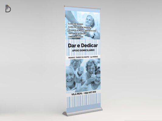 Roll-up do projeto “Dar e Dedicar”