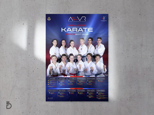 Fotografia da equipa de campeões AKVR – Época 2017/2018