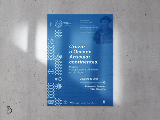 Cartaz da exposição “Circum-Navegando” – Viana do Castelo