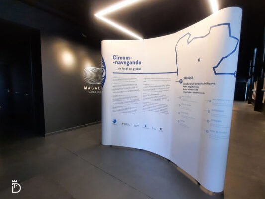 Pormenor da exposição “Redes Magalhânicas” – painel 4