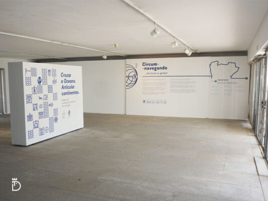 Vista geral da exposição sobre Fernão de Magalhães – 19 de junho 2021 em Viana do Castelo