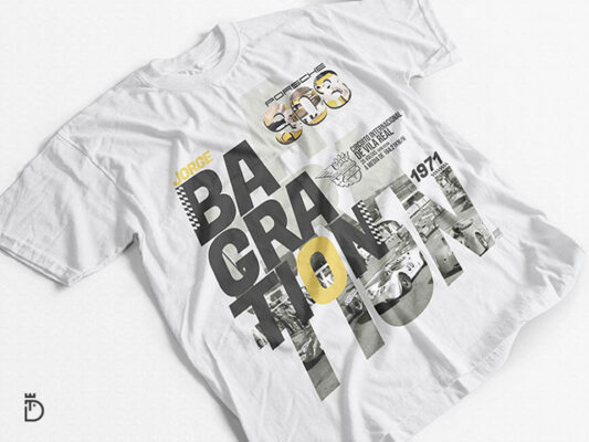 Jorge Bagration no Porsche 908 – Circuito de Vila Real 1971 - T-shirt