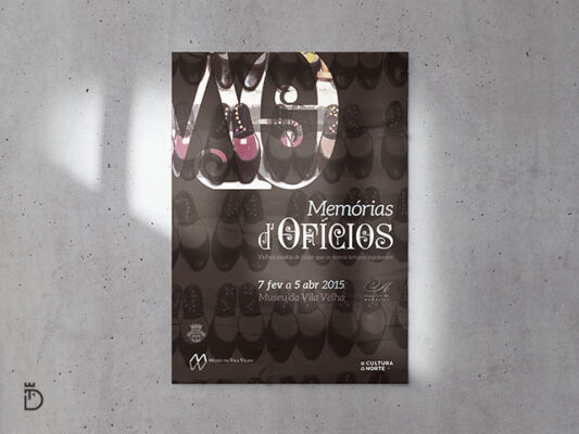 Cartaz ou material gráfico “Memórias d’Ofícios”