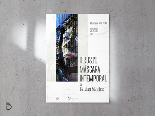 Cartaz da exposição “O Rosto – Máscara Intemporal”