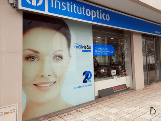 Montra comemorativa – Realvisão 20 Anos