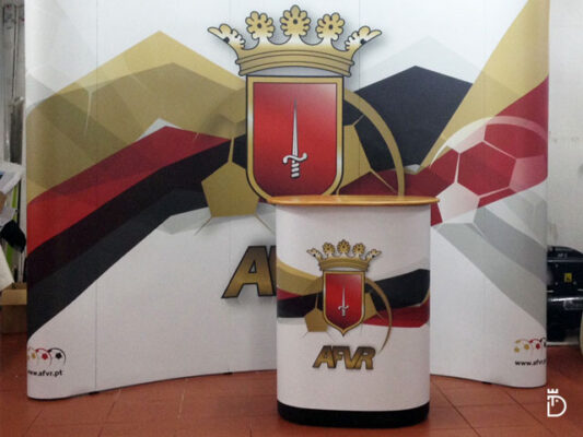 Tipos de Vinil 4 Stand Associação de Futebol de Vila Real