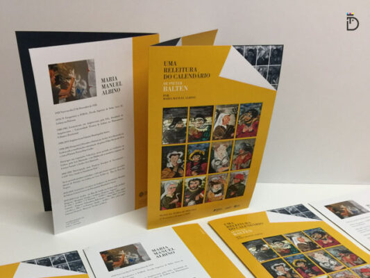 Folha de sala da obra “Uma Releitura do Calendário de Balten”