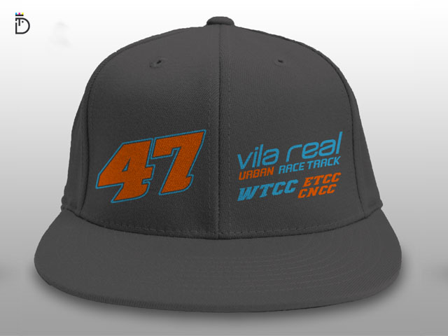 Boné cinza do 47º Circuito Internacional de Vila Real