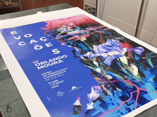 Poster da exposição “Evocações” – Museu de Arqueologia de Vila Real