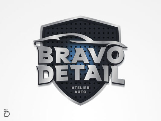 Logotipo do Bravo Detail – Atelier Auto