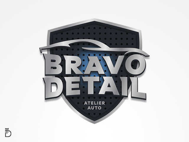 Logotipo do Bravo Detail – Atelier Auto