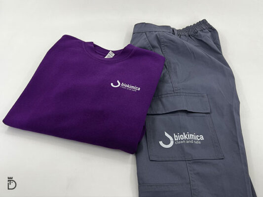 Fardamento com calça e sweatshirt polar da Biokímica