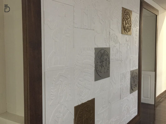 Mural ilustrativo no Museu de Arqueologia de Vila Real