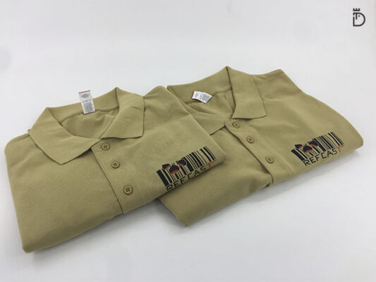 Polo personalizado com técnica DTF para RefCast
