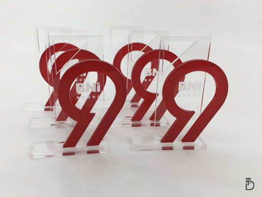 Troféu comemorativo do 9º Aniversário do BNI Nobre – Vila Real