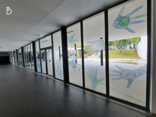 Segundo exemplo de vinil fosco impresso personalizado