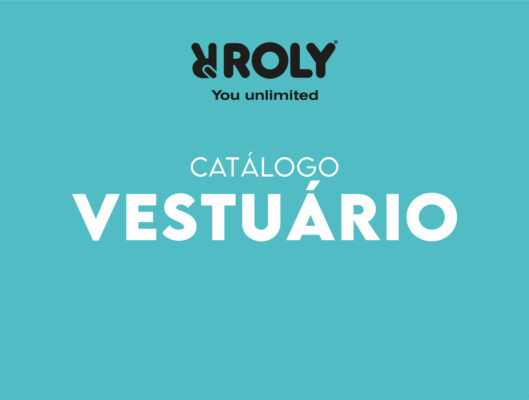 Vestuário da marca Roly para personalização promocional