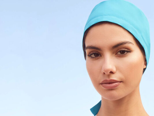 Touca de proteção para clínicas médicas personalizada