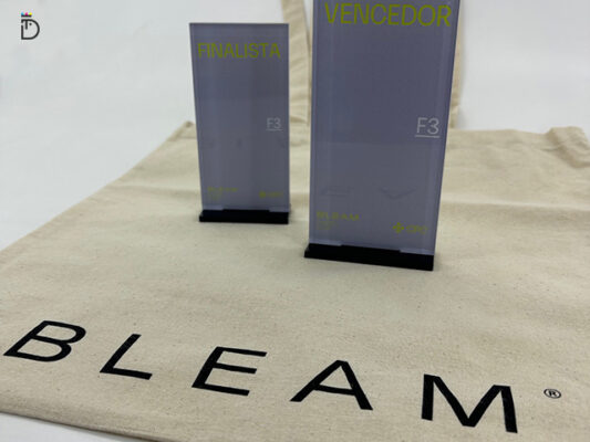 Troféu e saco personalizados para Bleam Padel Cup 2024