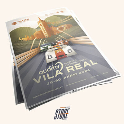 Poster gráfico para o evento 53º Circuito de Vila Real