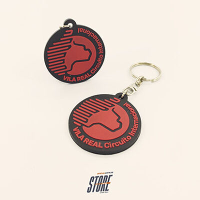 Porta-chaves promocional com personalização para o Circuito Internacional de Vila Real