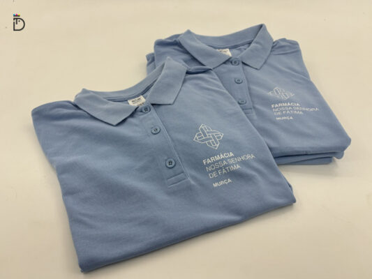 Polo bordado para Farmácia Nossa Senhora de Fátima – Murça
