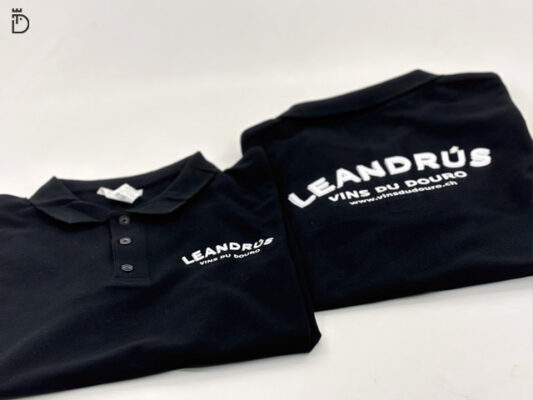 Polo personalizado para Leandrus Vinhos Douro