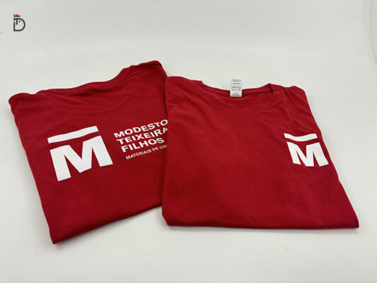T-shirts com serigrafia para Modesto Teixeira & Filhos