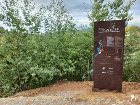 Entrada principal do espaço Central do Biel em Vila Real