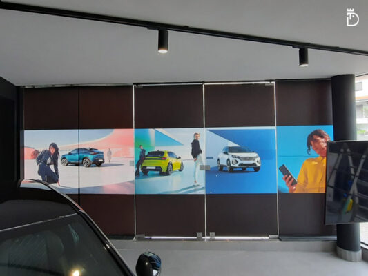 Stand interior da MCoutinho com comunicação visual